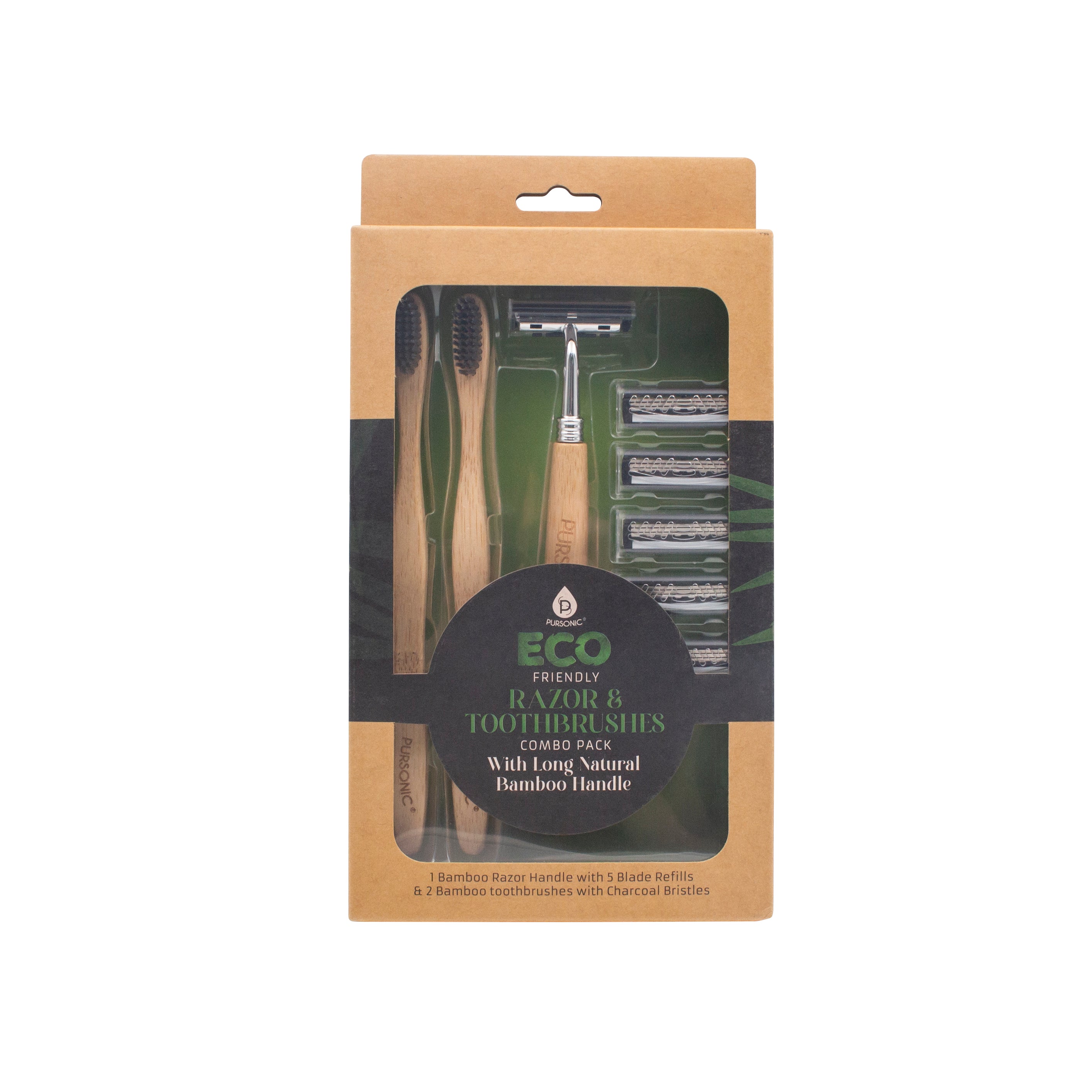 Eco Friendly Razor & Toothbrushes Combo Pack-1